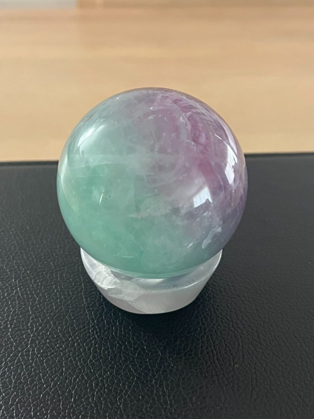 Watermelon Fluorite Sphere